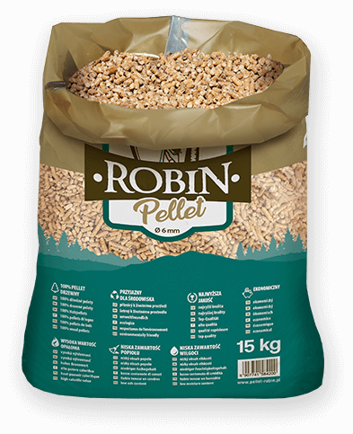 worek pelletu opałowego Robin do kupienia w Bierutowie lub sklepie internetowym